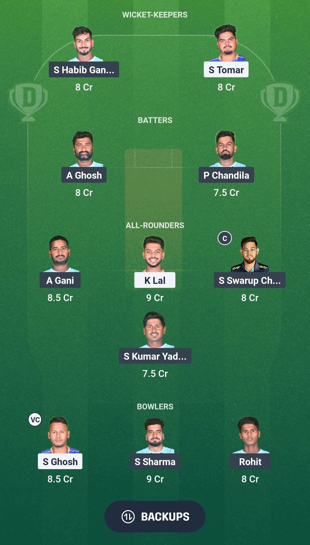 LSKT vs AHW Dream11 Prediction Fantasy Cricket Tips Dream11 Team Bengal Pro T20 League 2025 
