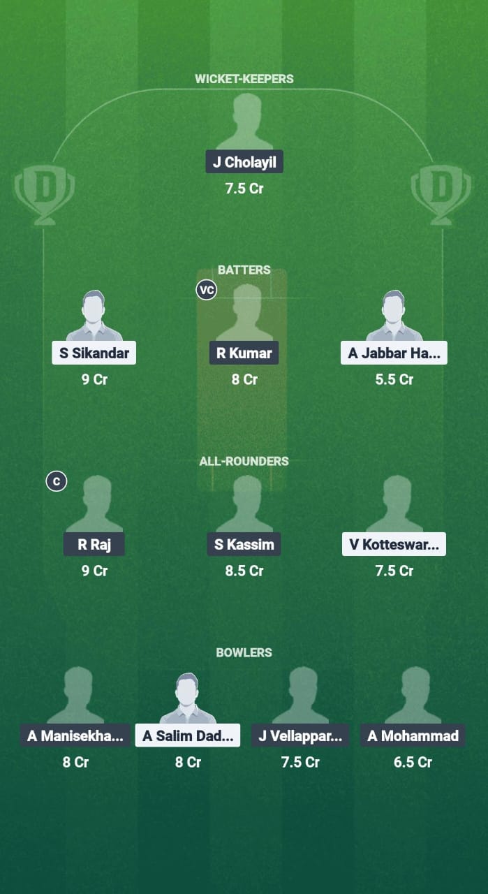 GUC vs PC Dream11 Prediction Fantasy Cricket Tips Dream11 Team Kuwait T20 Challengers League B 2025 