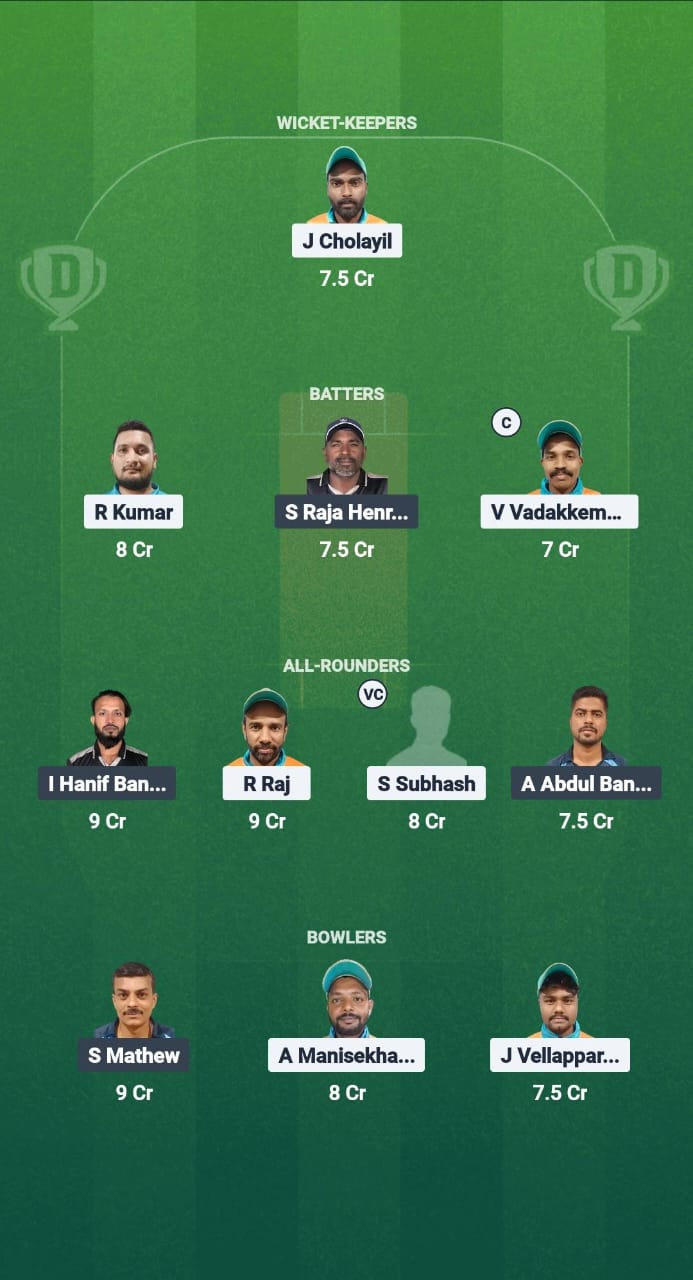 LEX vs PC Dream11 Prediction Fantasy Cricket Tips Dream11 Team Kuwait T20 Challengers League B 2025