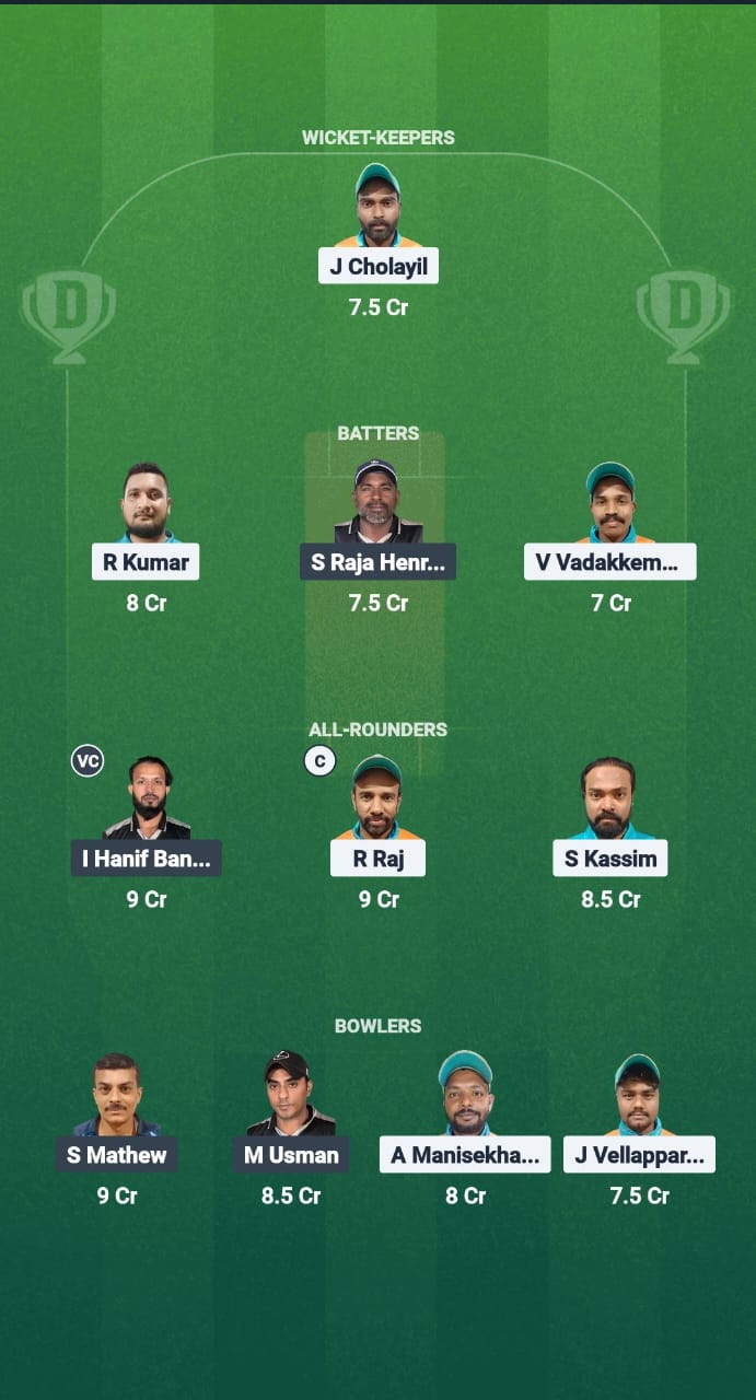 LEX vs PC Dream11 Prediction Fantasy Cricket Tips Dream11 Team Kuwait T20 Challengers League B 2025