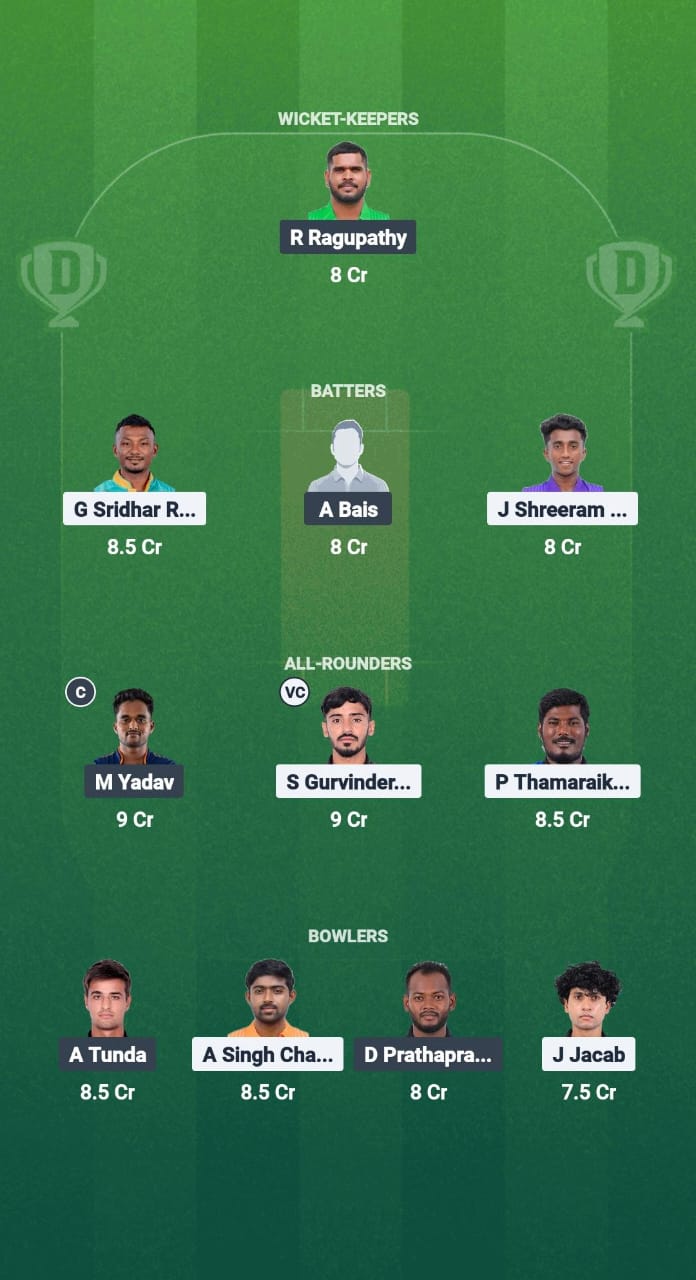 OAW vs RWT Dream11 Prediction Fantasy Cricket Tips Dream11 Team Pondicherry T20 League 2025 