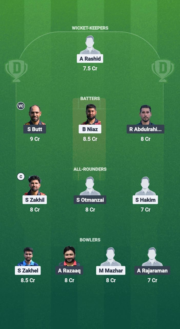 AG vs HT Dream11 Prediction Fantasy Cricket Tips Dream11 Team ECS T10 Belgium 2025