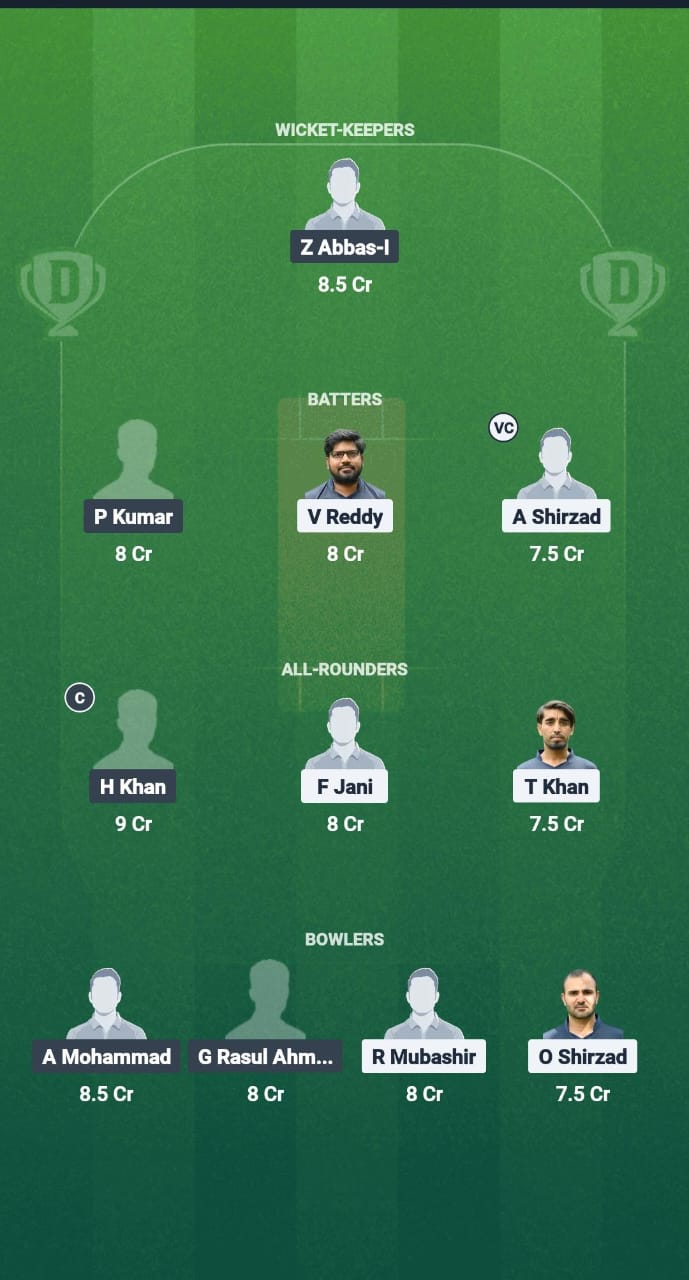 SRS vs BBS Dream11 Prediction Fantasy Cricket Tips Dream11 Team ECS T10 Germany 2025