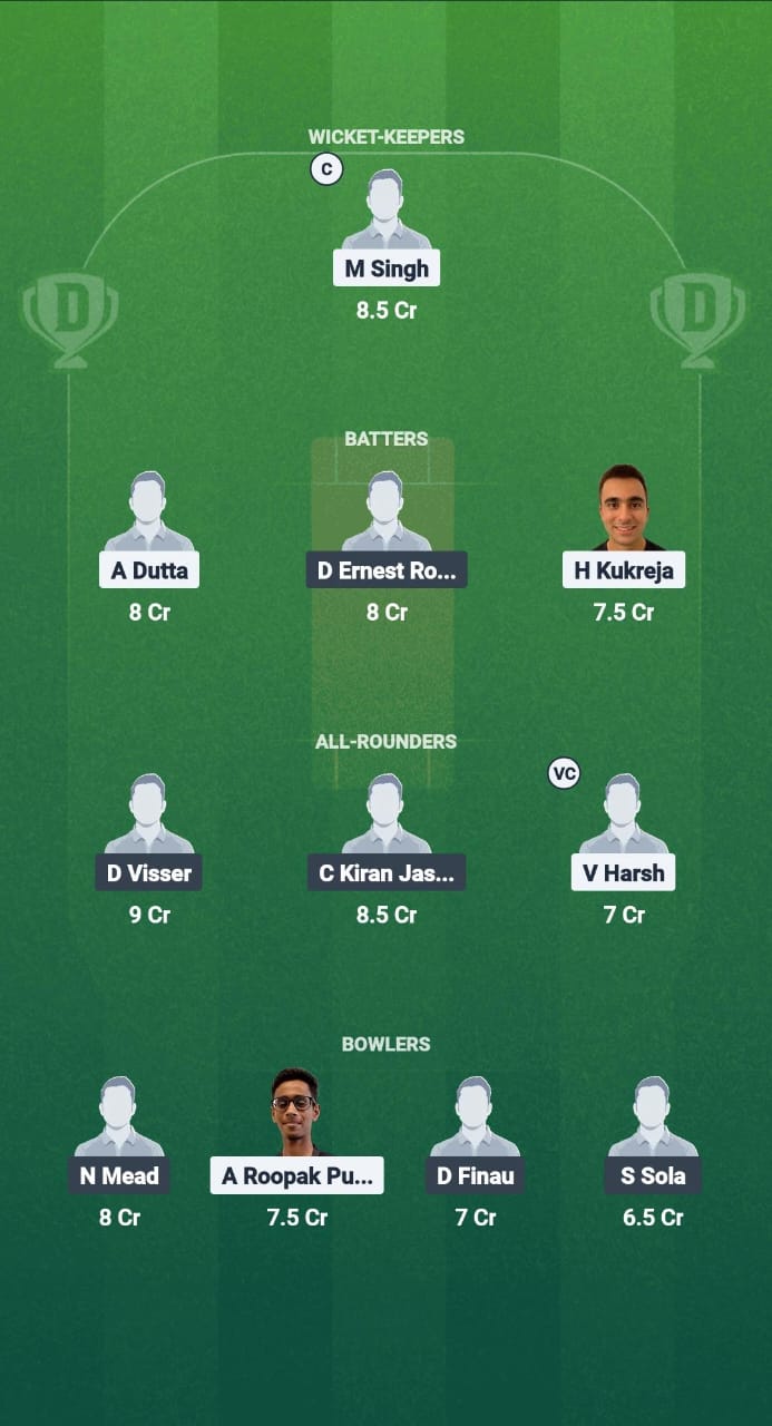 SIN vs SMO Dream11 Prediction Fantasy Cricket Tips Dream11 Team Asia-Pacific Champions Trophy T20I 2025