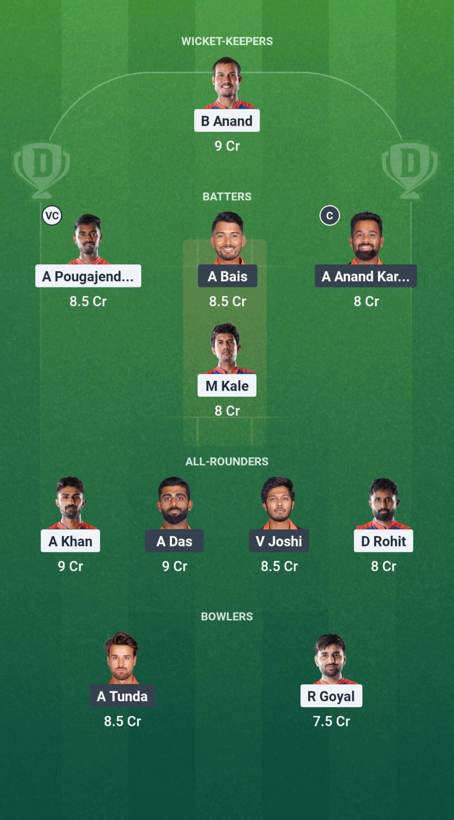 1000733508 VMK vs RWT Dream11 Prediction Fantasy Cricket Tips Dream11 Team Pondicherry T20 League 2025