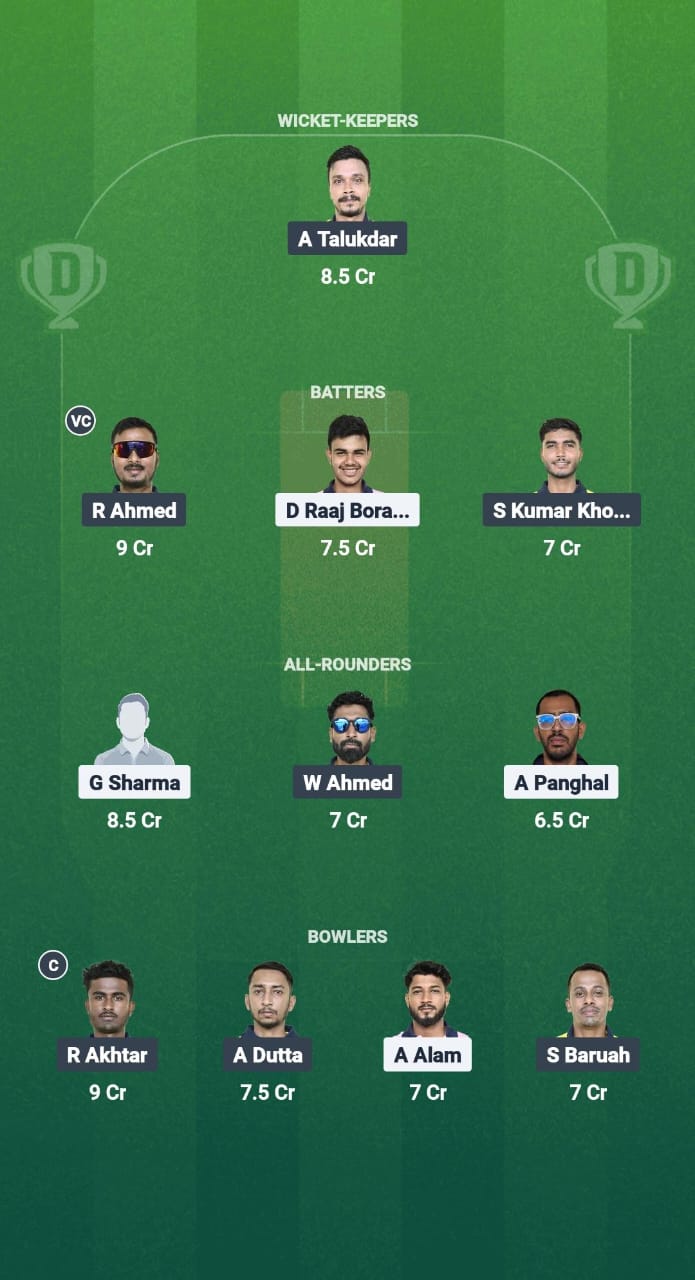 1000748694 GTC vs GUG Dream11 Prediction Fantasy Cricket Tips Dream11 Team Guwahati T20 Spring Cup 2025