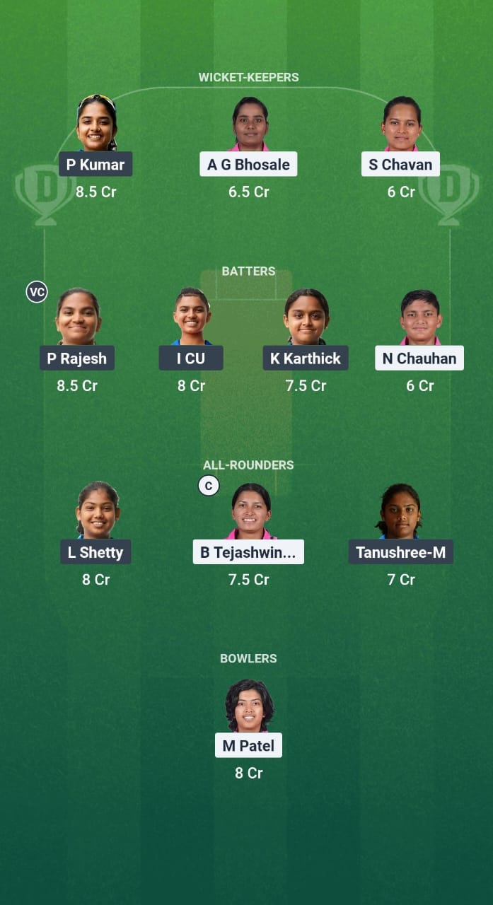 HT-W vs MD-W Dream11 Prediction Fantasy Cricket Tips Dream11 Team Karnataka Womens T20 Maharani Trophy 2025
