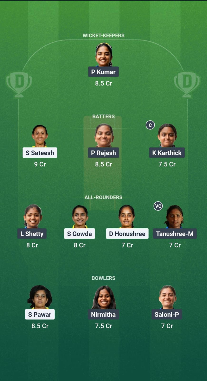 1000749865 MW-W vs MD-W Dream11 Prediction Fantasy Cricket Tips Dream11 Team Karnataka Womens T20 Maharani Trophy 2025