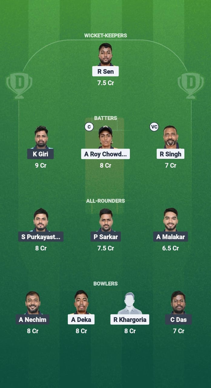 NYC VS BCC Dream11 Prediction Fantasy Cricket Tips on Dream11 Team Guwahati T20 Spring Cup 2025