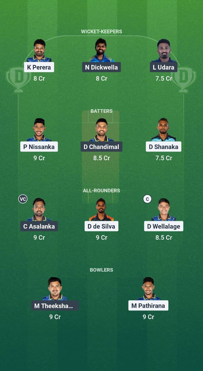 SLBL vs SLGY Dream11 Prediction Fantasy Cricket Tips Dream11 Team Sri Lanka T20 League 2025
