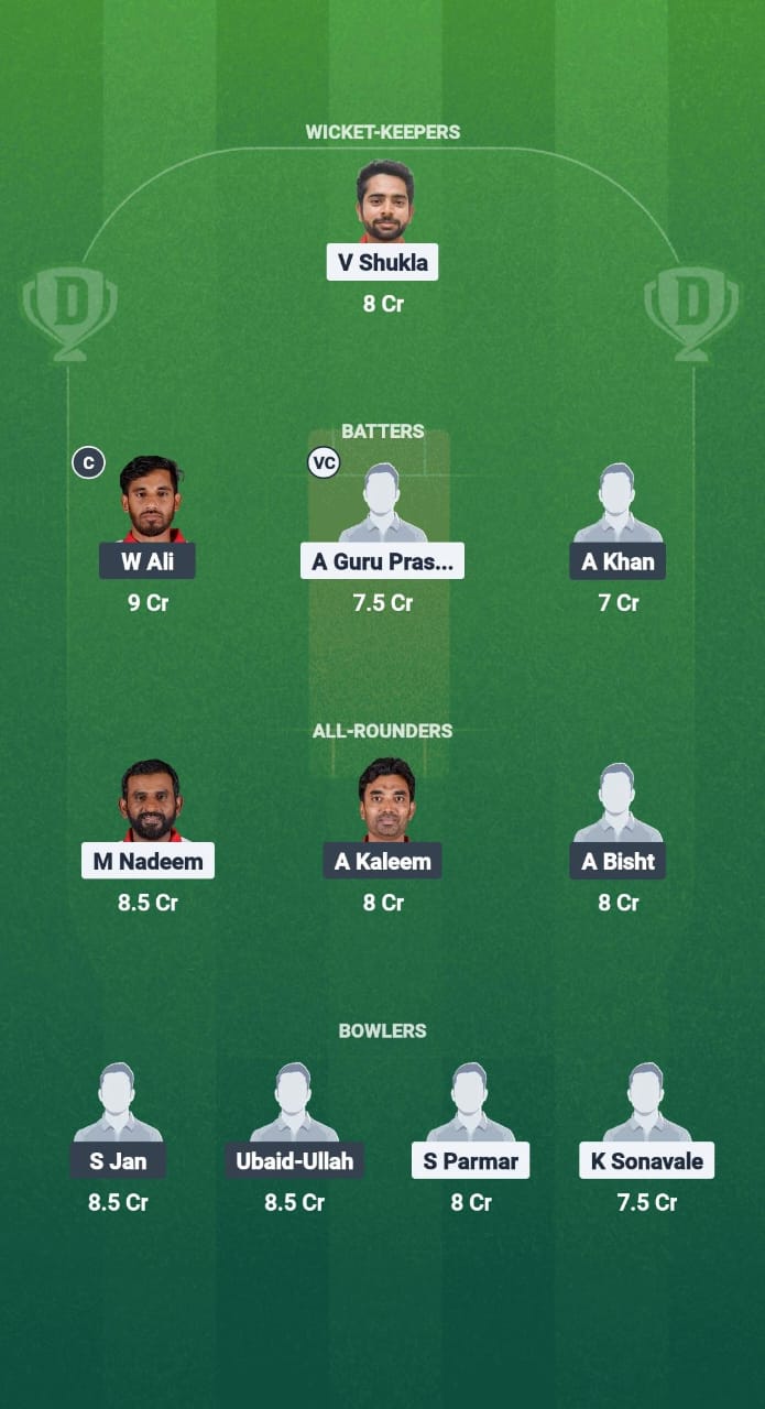 ROS vs MAT Dream11 Prediction Fantasy Cricket Tips Dream11 Team Oman D20 League 2025