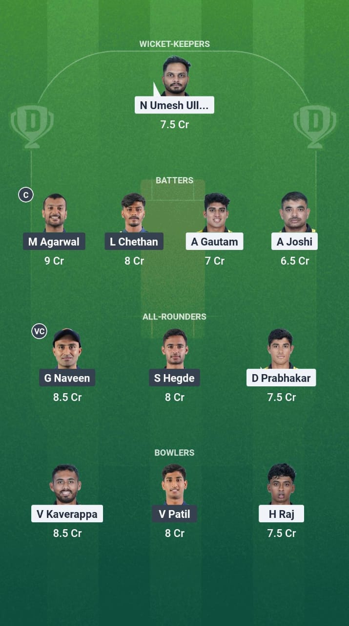 SL vs BB Dream11 Prediction Fantasy Cricket Tips Dream11 Team Karnataka Womens T20 Maharani Trophy 2025