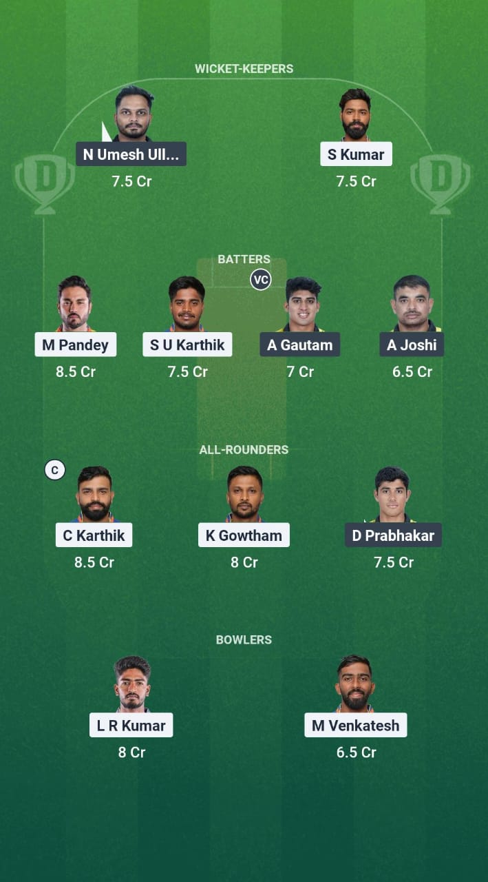 1000760333 MW vs SL Dream11 Prediction Fantasy Cricket Tips Dream11 Team Karnataka T20 Maharaja Trophy 2025