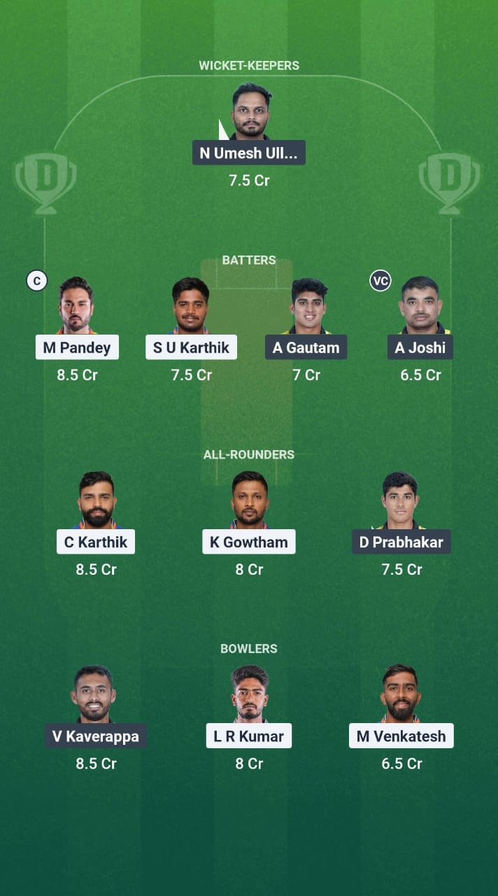 1000760344 MW vs SL Dream11 Prediction Fantasy Cricket Tips Dream11 Team Karnataka T20 Maharaja Trophy 2025