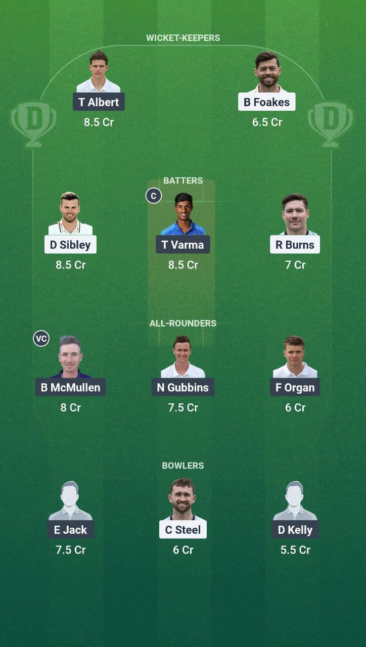 SUR vs HAM Dream11 Prediction Fantasy Cricket Tips Dream11 Team English One Day Cup 2025