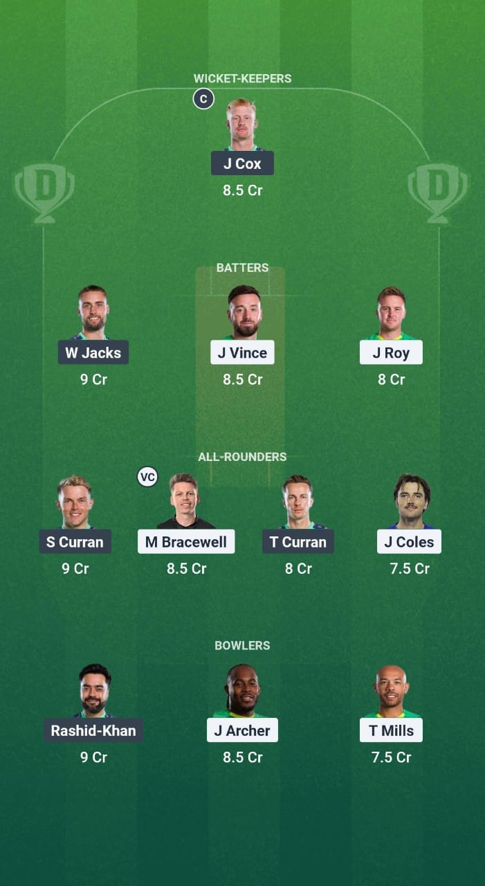 SOB vs OVI Dream11 Prediction Fantasy Cricket Tips Dream11 Team The Hundred Men 2025