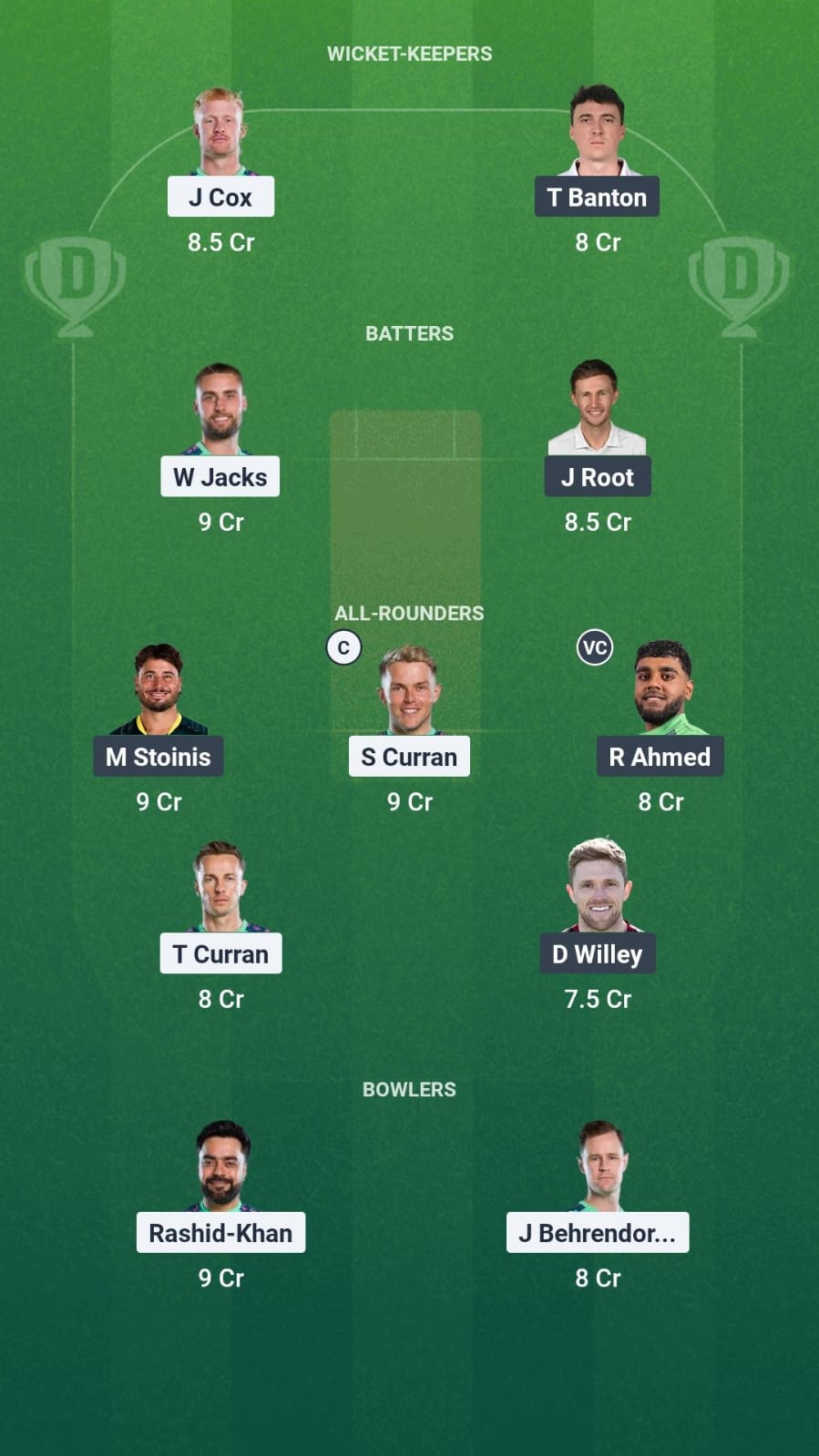 OVI vs TRT Dream11 Prediction Fantasy Cricket Tips Dream11 Team The Hundred Men 2025