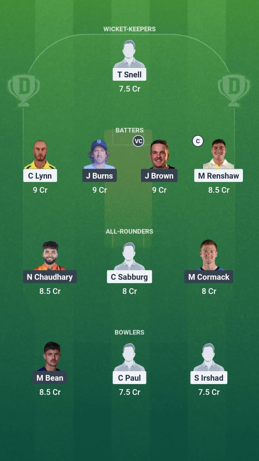 1000764220 TMB vs NSB Dream11 Prediction Fantasy Cricket Tips Dream11 Team Australian KFC T20 Max 2025