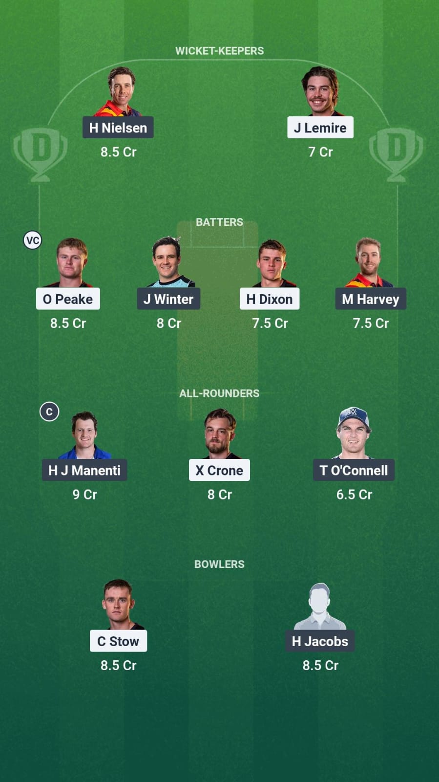 MRA vs ASA Dream11 Prediction Fantasy Cricket Tips Dream11 Team Australian T20 Top End Series 2025