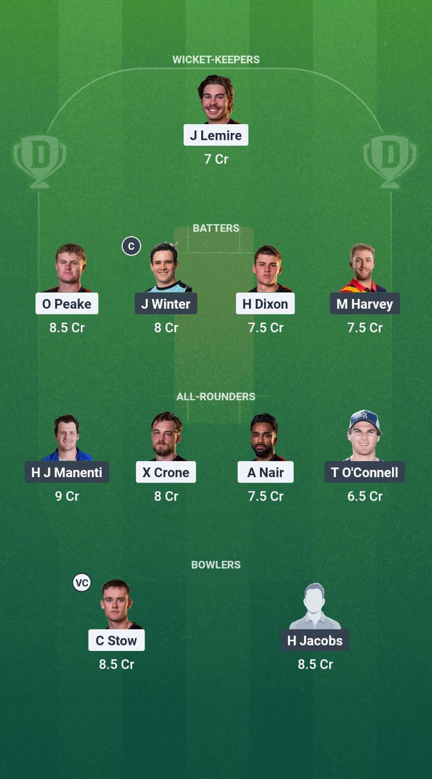 MRA vs ASA Dream11 Prediction Fantasy Cricket Tips Dream11 Team Australian T20 Top End Series 2025