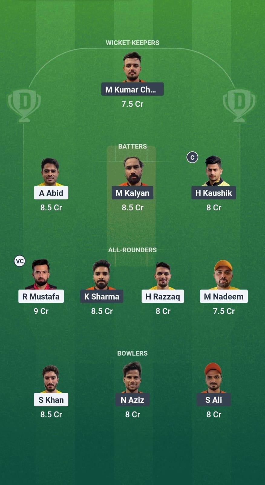 ABD vs FUJ Dream11 Prediction Fantasy Cricket Tips Dream11 Team Emirates D10