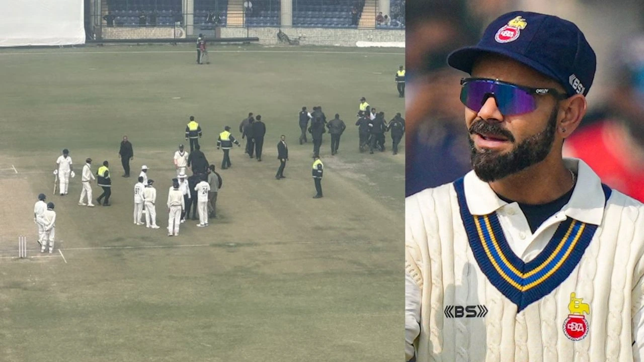 Watch: Shocking security breach! 3 Virat Kohli fans invade field, 20 guards forced to intervene