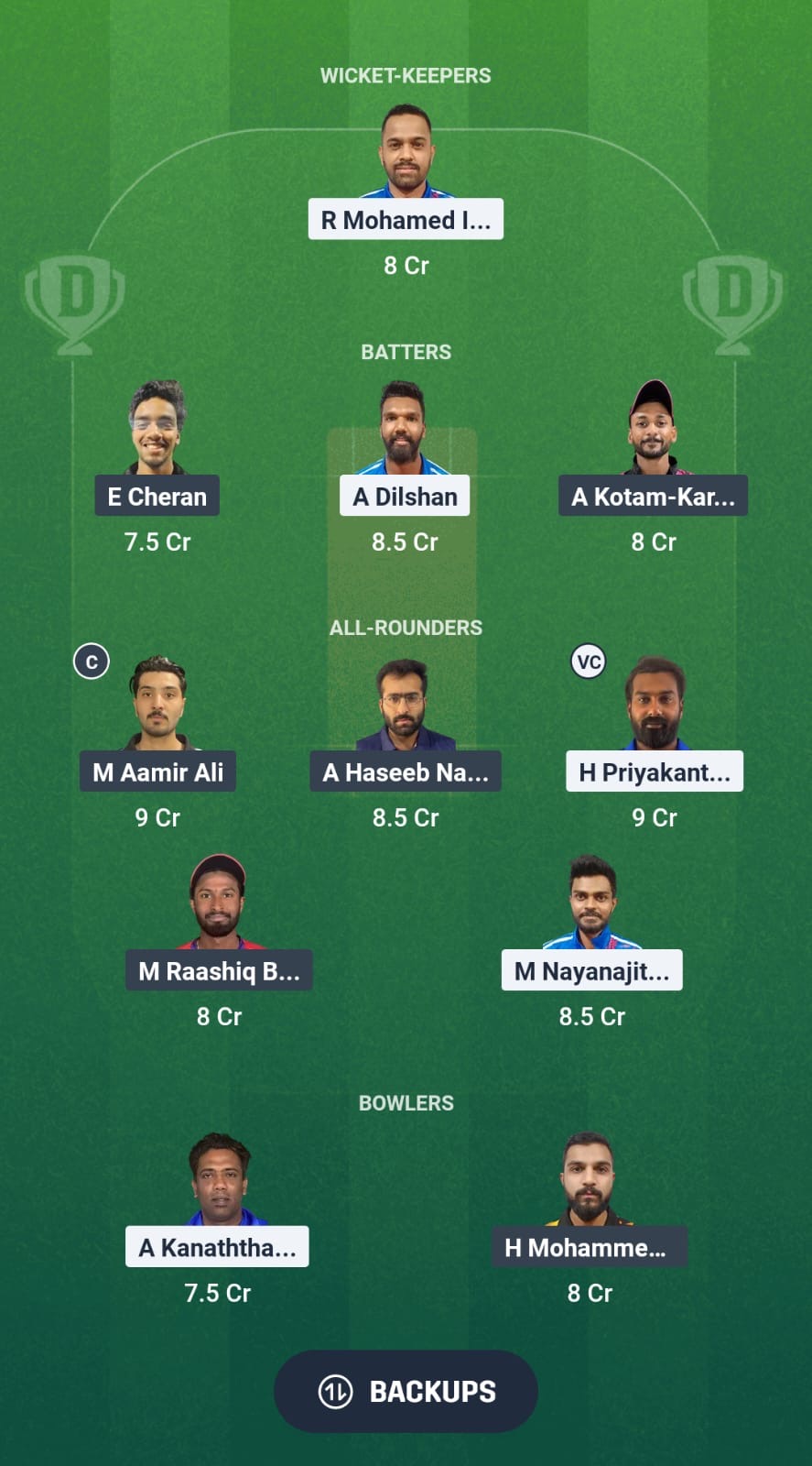 CECC vs SAS Dream11 Prediction Fantasy Cricket Tips Dream11 Team Kuwait T10 Challengers League