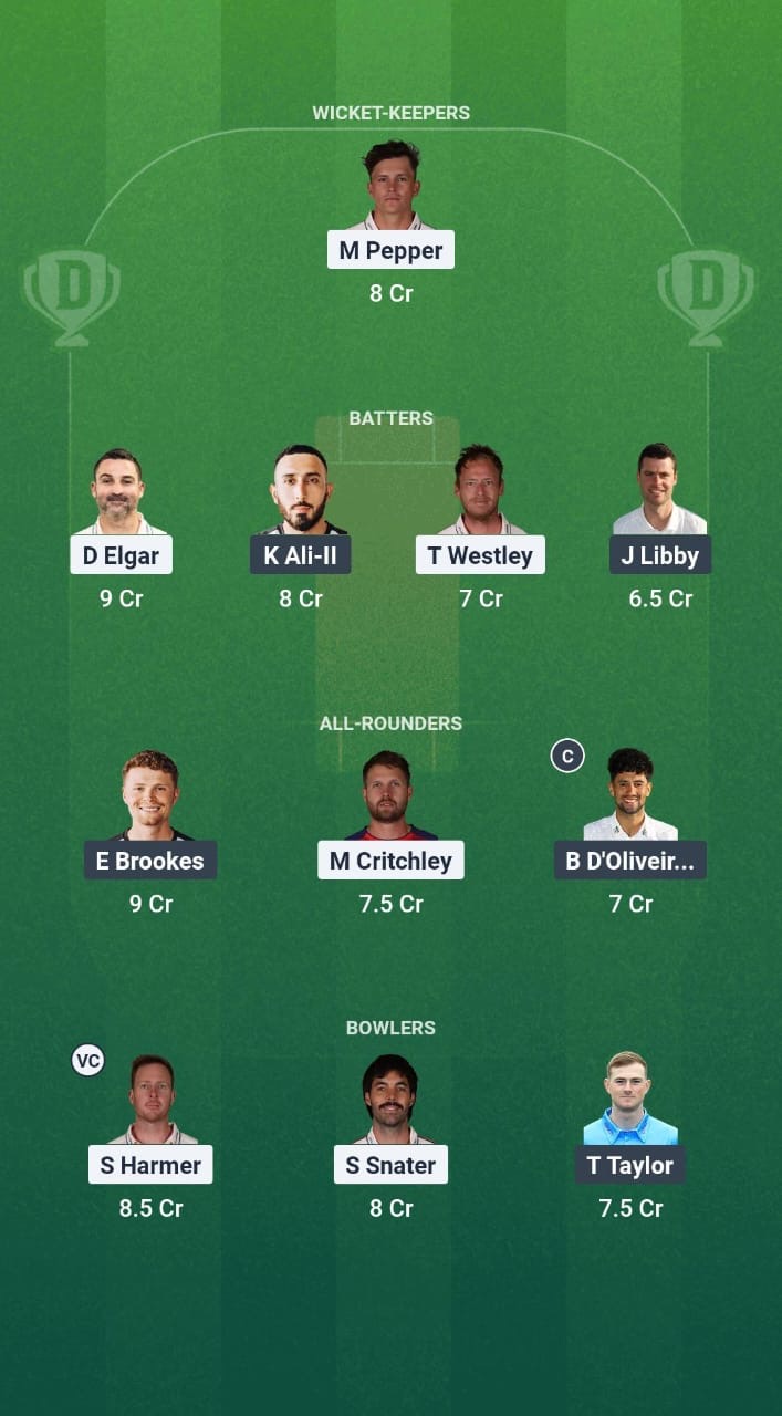ESS vs WOR Dream11 Prediction Fantasy Cricket Tips Dream11 Team English One Day Cup 2025