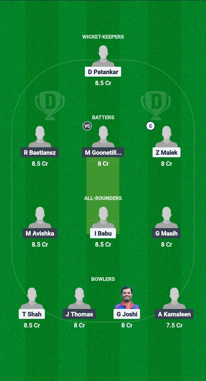 AUM vs SOC Dream11 Prediction Fantasy Cricket Tips Dream11 Team ECS T10 Malta 