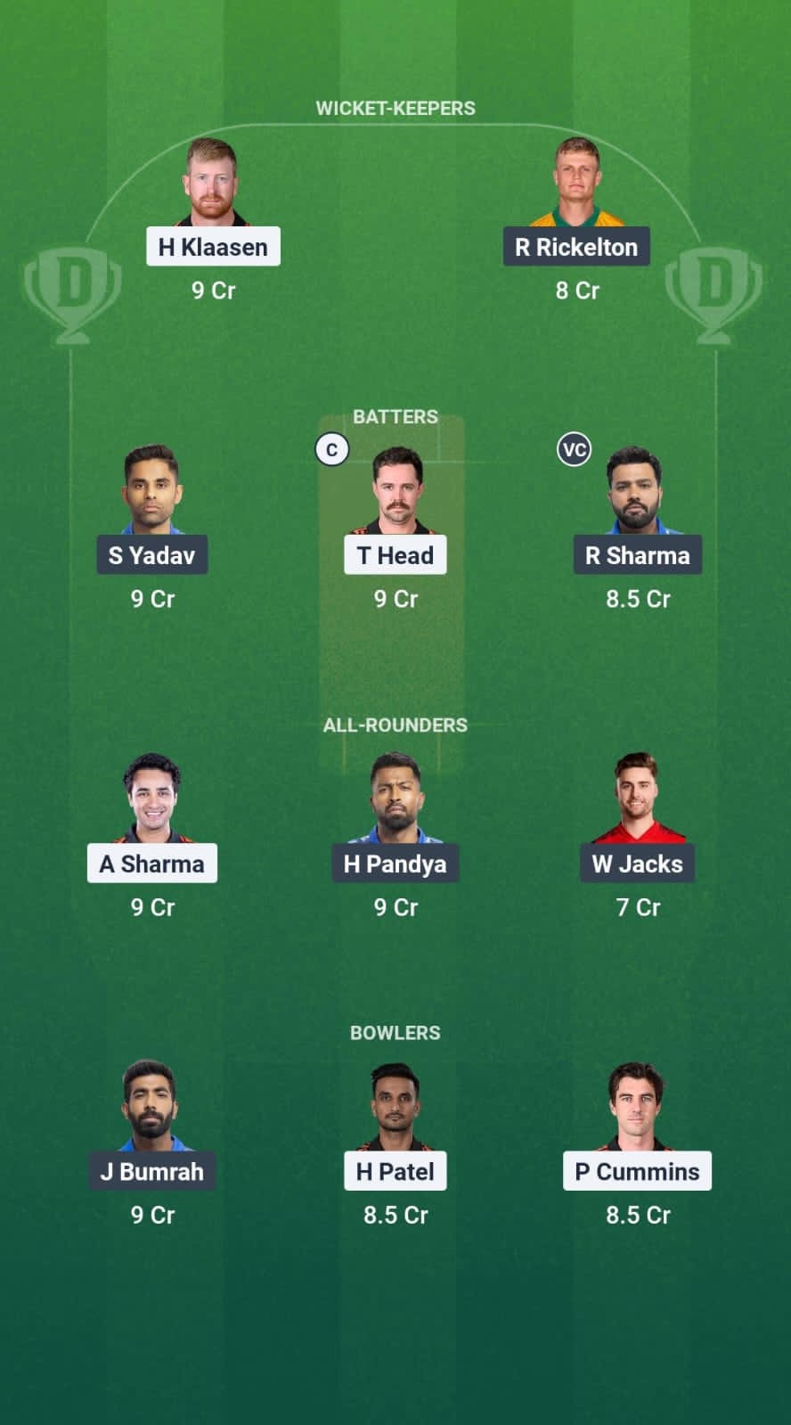 817cc1cf Ebc8 47e5 A8f7 8ec578b85636 SRH vs MI Dream11 Prediction Fantasy Cricket Tips Dream11 Team IPL 2025