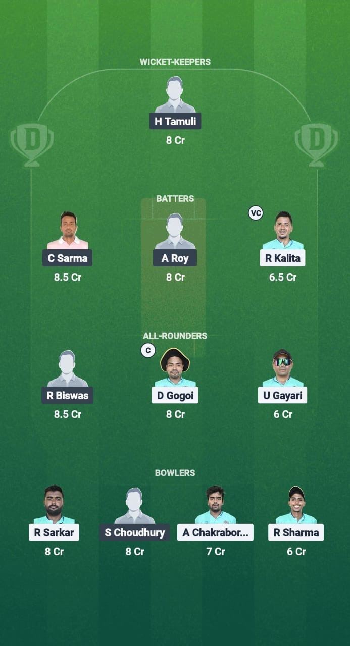 NVR vs NBC Dream11 Prediction Fantasy Cricket Tips Dream11 Team Assam T20 Summer Challenge Trophy