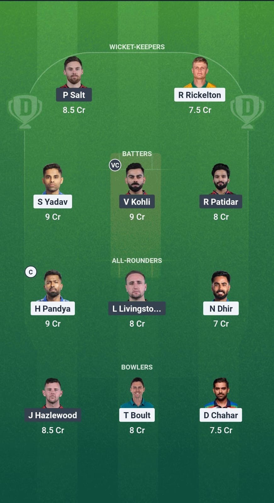 8feb4c6f 9c6d 4668 B73c 83635cbef1d2 MI vs RCB Dream11 Prediction Fantasy Cricket Tips Dream11 Team IPL 2025