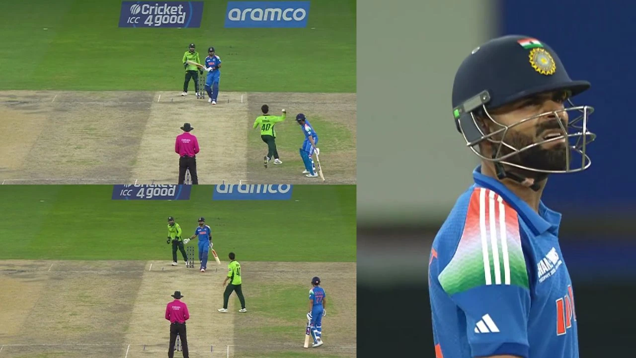 Abrar Ahmed Sledges Virat Kohli