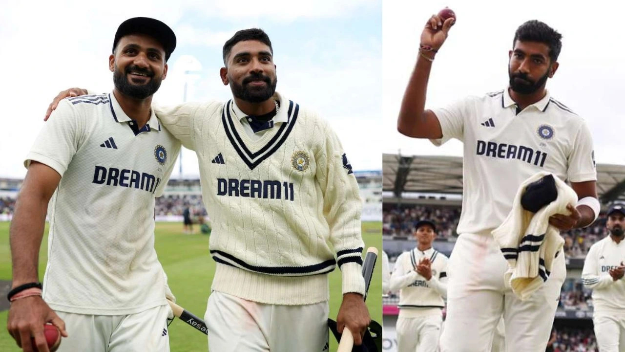 Akash Deep Mohammed Siraj Jasprit Bumrah