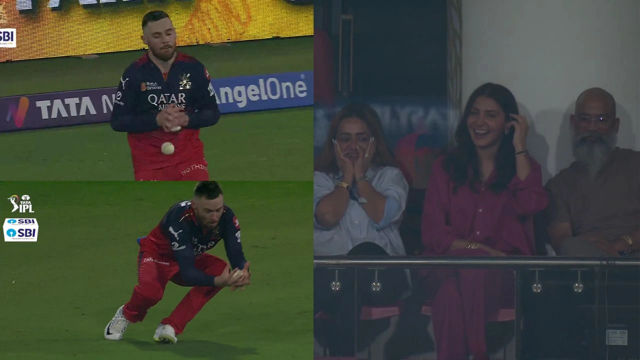 Anushka Sharmas Epic Reaction As Phil Salt Takes Juggling Catch