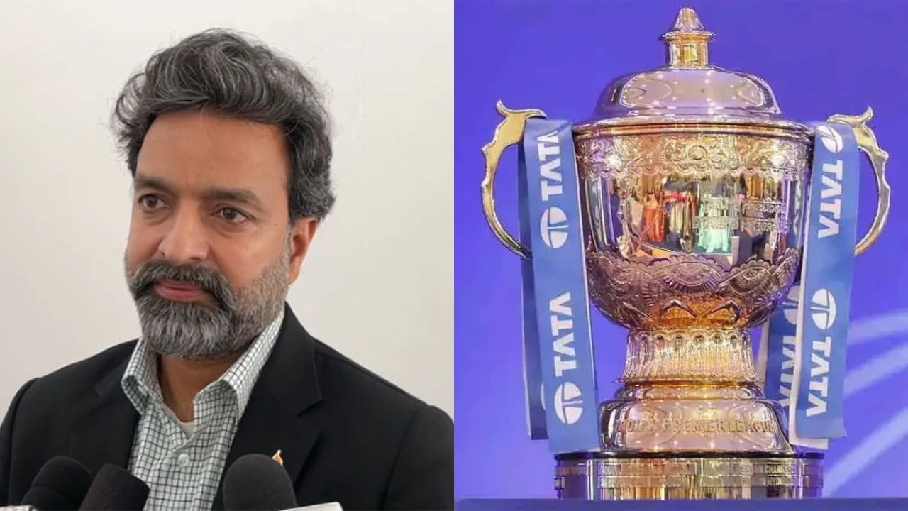 Arun Dhumal IPL Trophy