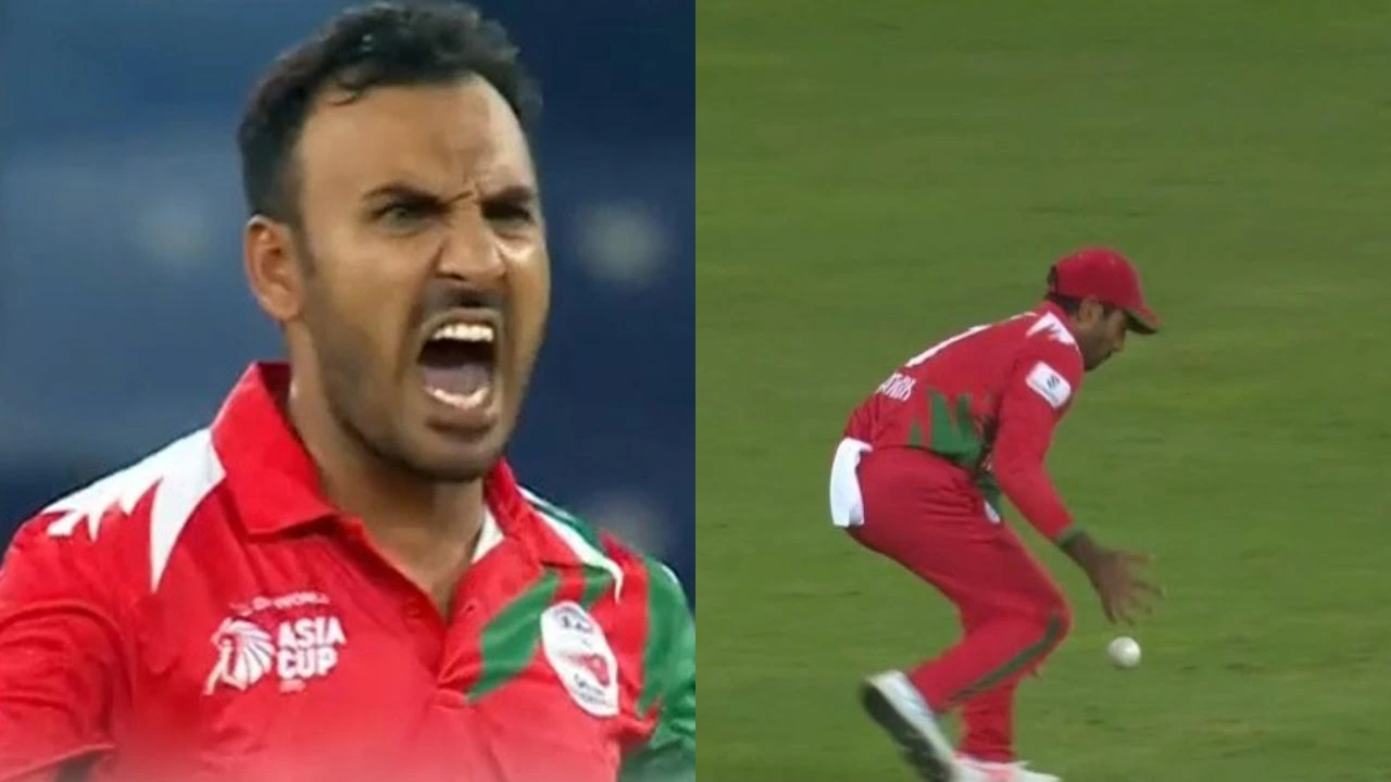 Asia Cup 2025 Watch Pakistan Batter S Antics Ignite Furious Clash Between Oman Teammates