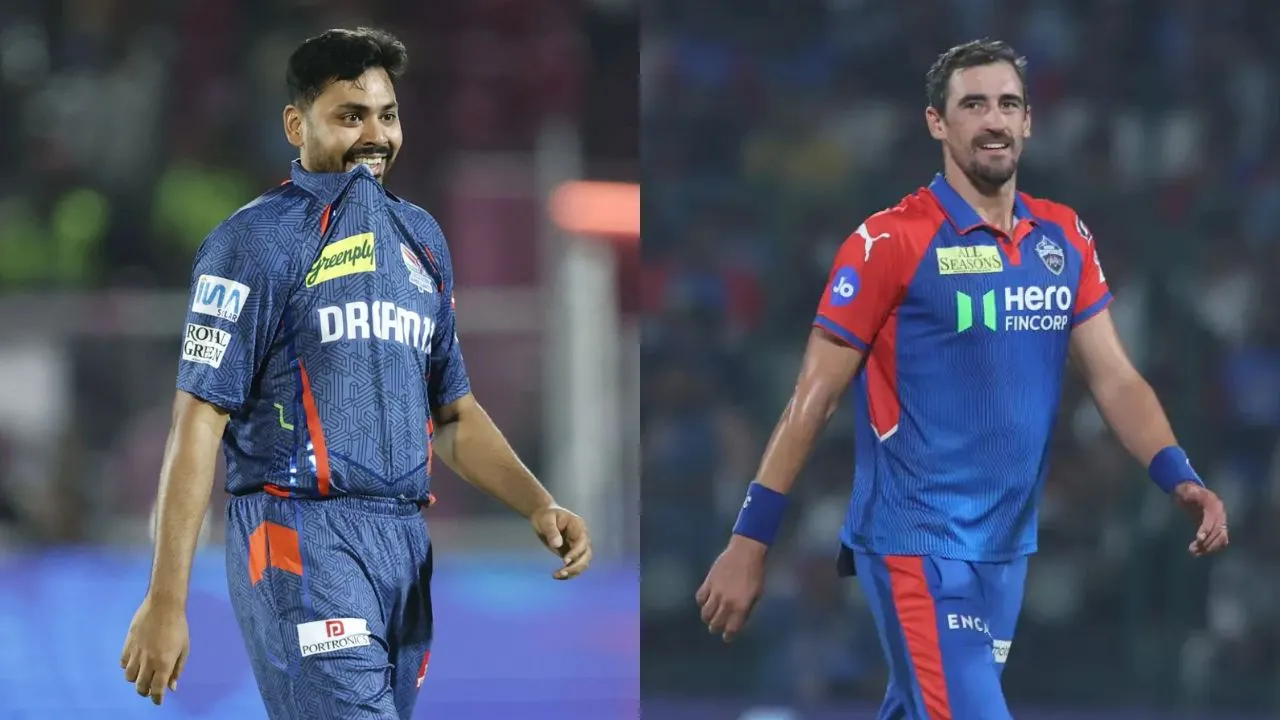 Avesh Khan Mitchell Starc