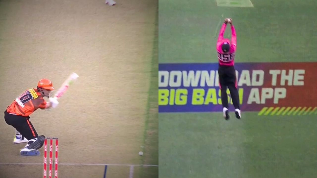 Watch: Babar Azam pulls off a stunner to dismiss Mitchell Marsh for a duck in BBL 2025-26 opener