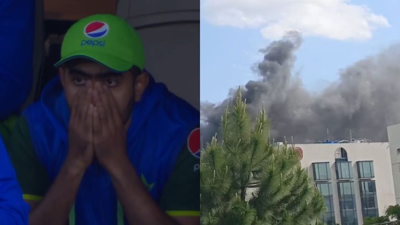 Babar Azam S Team Hotel In Fire