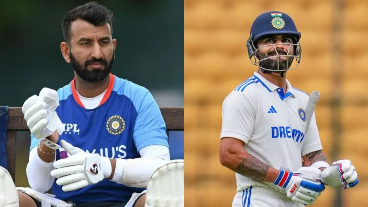 Cheteshwar Pujara And Virat Kohli