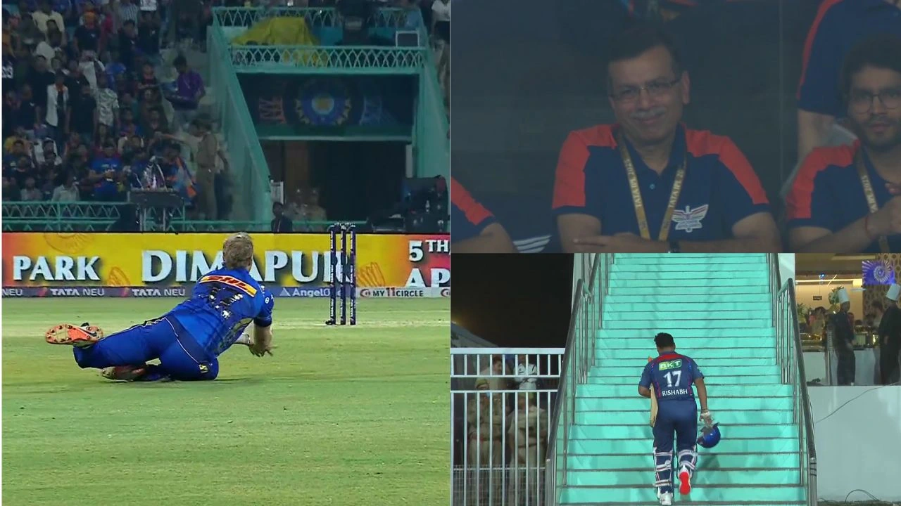 Corbin Bosch Catch Rishabh Pant Wicket Sanjiv Goenka Reaction 1