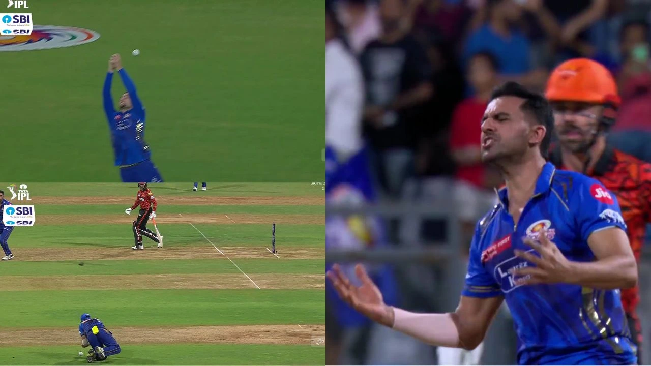 Deepak Chahar Angry As Will Jacks And Karn Drop ABhishek Sharma Travis Head