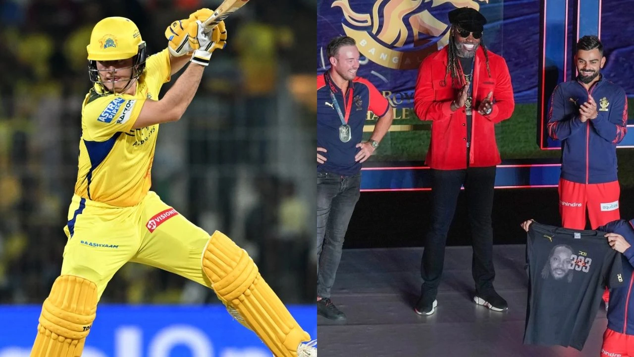 Dewald Brevis Chris Gayle