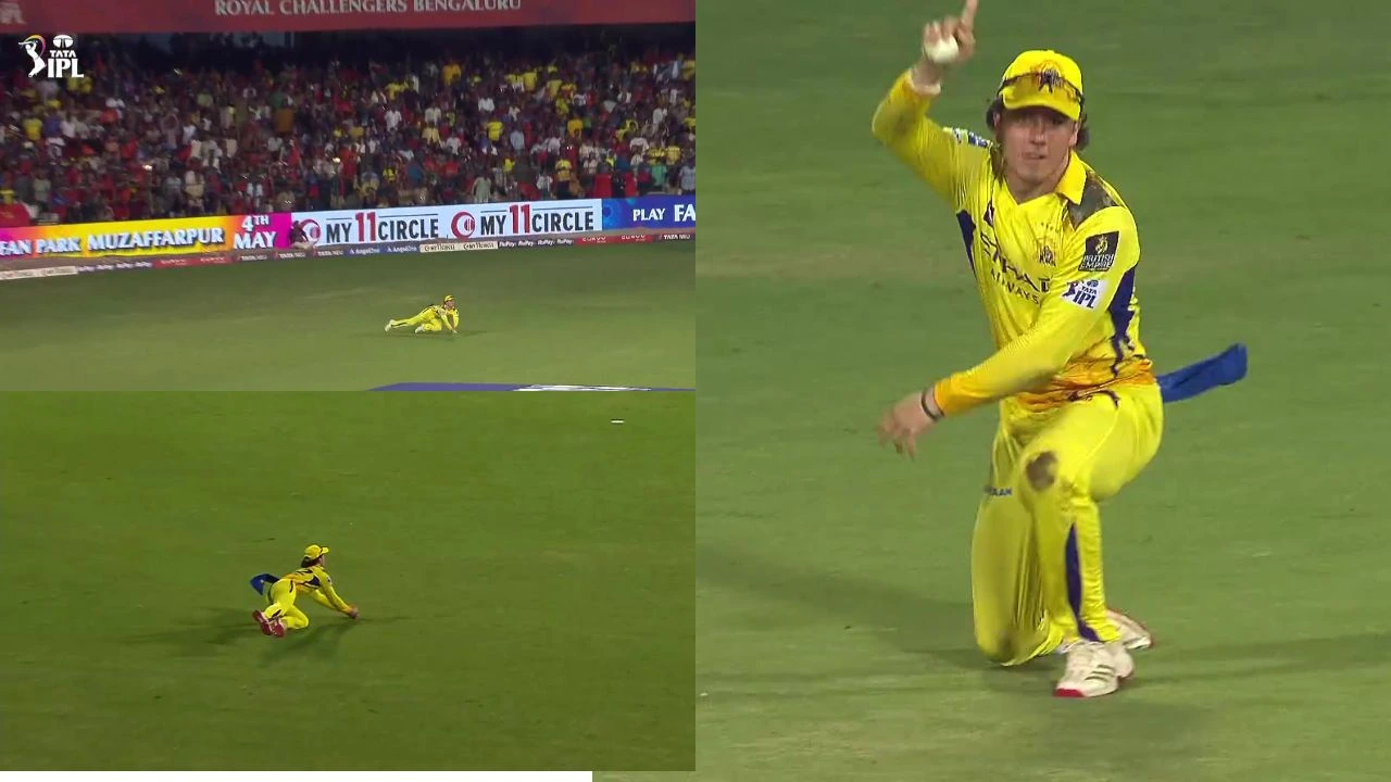 Dewald Brevis Catch Jacob Bethell Wicket