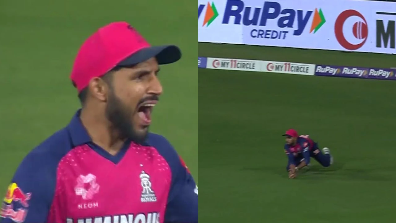 Dhruv Jurel Catch Nehal Wadhera Wicket