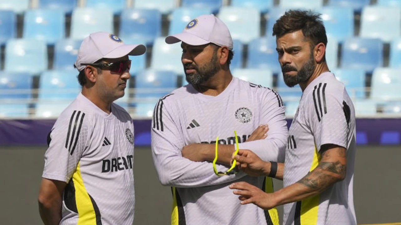 Gautam Gambhir, Virat Kohli and Rohit Sharma