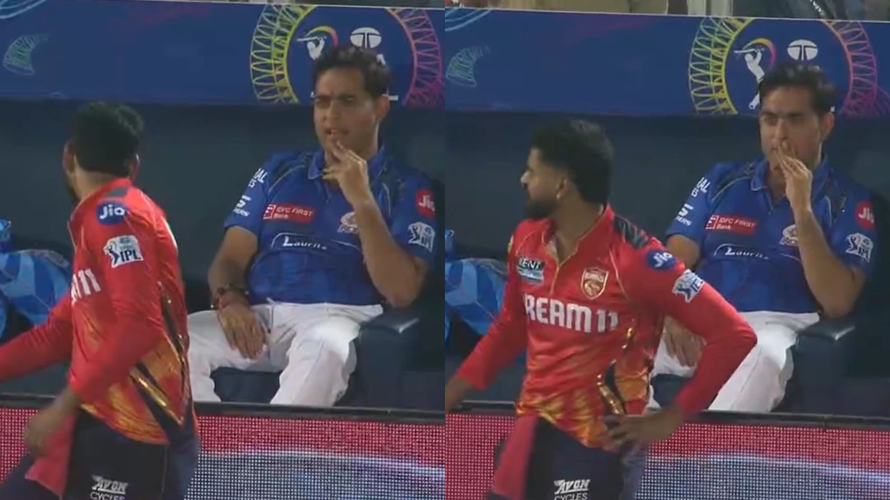 Shreyas Iyer and Akash Ambani