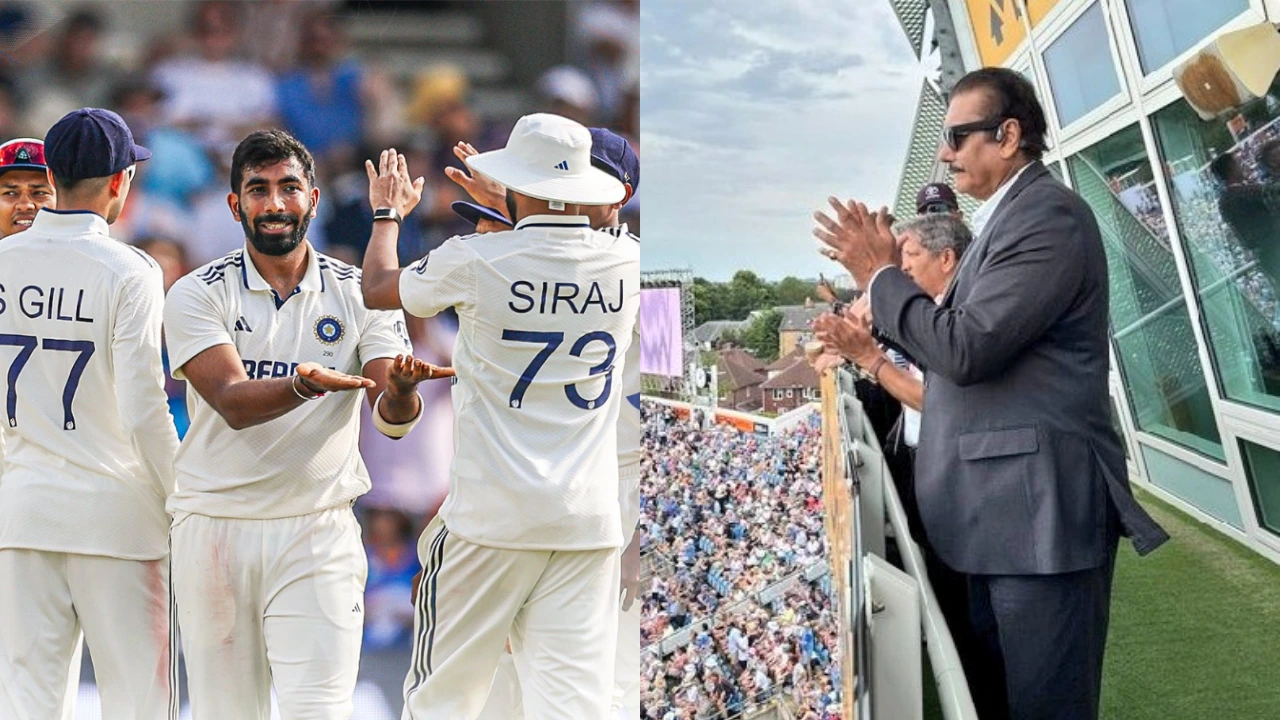 Jasprit Bumrah and Ravi Shastri