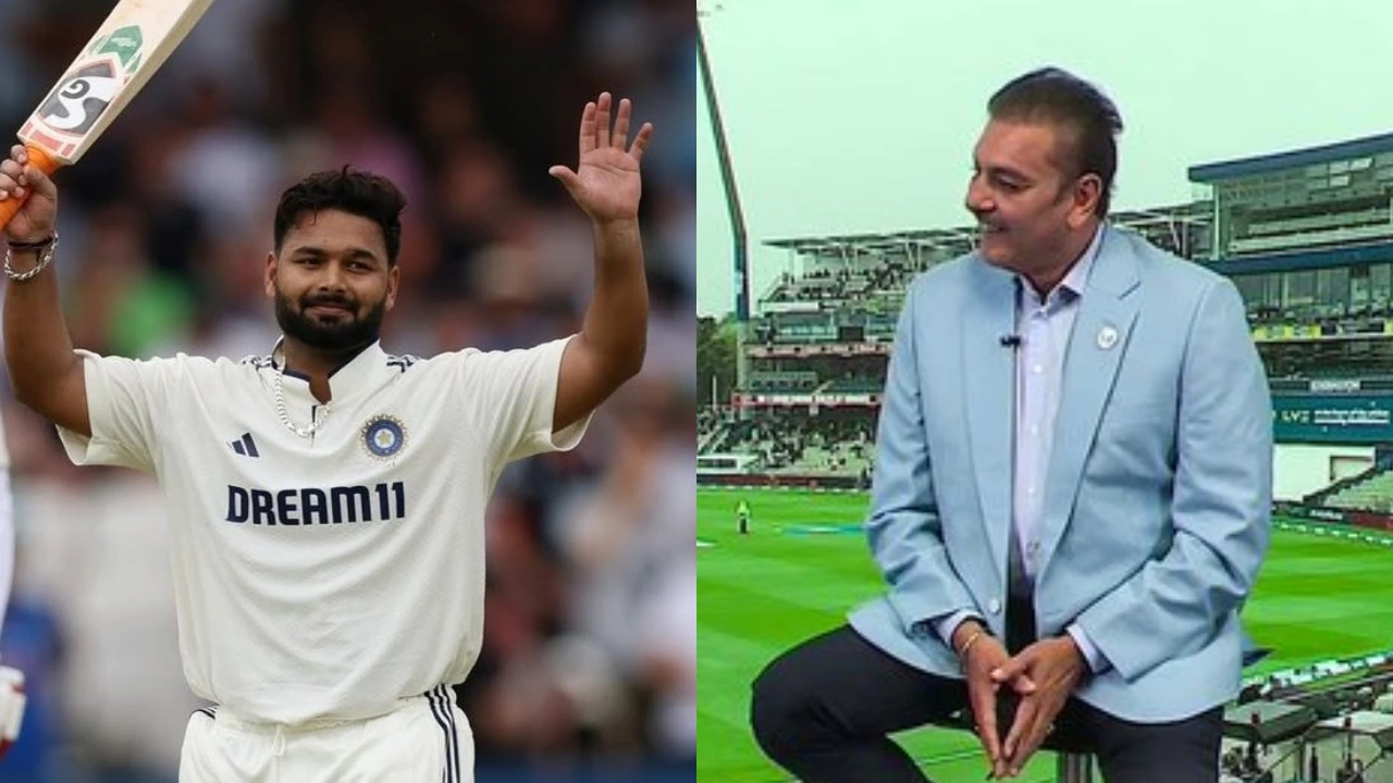 Rishabh Pant and Ravi Shastri